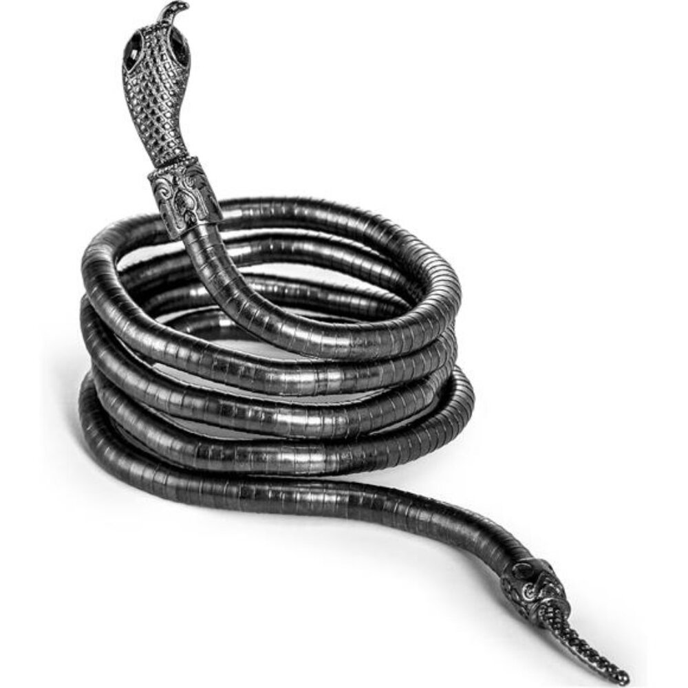 Snake Bracelet, Bendable Arm Cuff Jewelry, Cuff Bracelets Snake Necklace